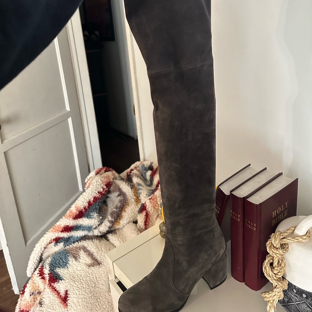 Stuart Weitzman Grey Boots